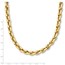 14k Yellow Gold Knife-edge Rolo Link Necklace - 17.25 in.