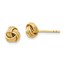 14k Yellow Gold Love Knot Post Earrings