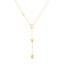 14K Yellow Gold Love Lariat Necklace - 18 in.