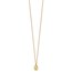 14K Yellow Gold Miraculous Medal Necklace - 17 in.