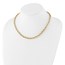 14K Yellow Gold Oval Fancy Link Necklace - 18 in.