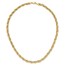14K Yellow Gold Oval Fancy Link Necklace - 18 in.