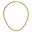 14K Yellow Gold Oval Fancy Link Necklace - 18 in.