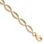 14K Yellow Gold Oval Link Bracelet - 7.25 in.