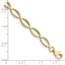 14K Yellow Gold Oval Link Bracelet - 7.25 in.