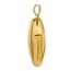 14k Yellow Gold Plain Heart Family Locket - 26 mm