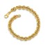 14k Yellow Gold Polished 6.5 mm Rolo Link Bracelet - 7.75 in.