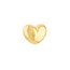 14K Yellow Gold Puff Stud Earrings