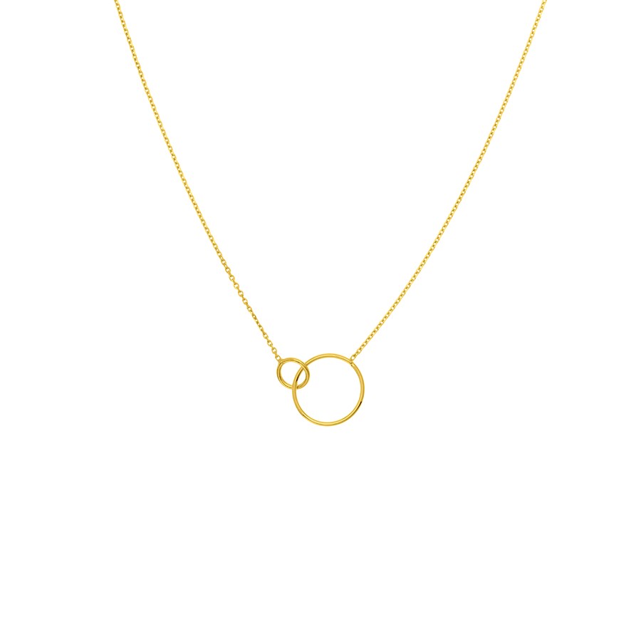 14K Yellow Gold Rings .8 mm Diamond Cut Cable Chain - 16"-18"