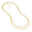 14K Yellow Gold Rolo Paperclip Curb Necklace - 18 in.