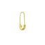 14K Yellow Gold Safety Pin Earrings