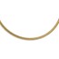 14k Yellow Gold Stretch Mesh Necklace - 17.5 in.