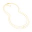 14K Yellow Gold Triple Strand Cross Element Necklace - 18 in.