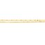 14K Yellow Gold Valentino Forzentina Chain Bracelet - 7.5 in.