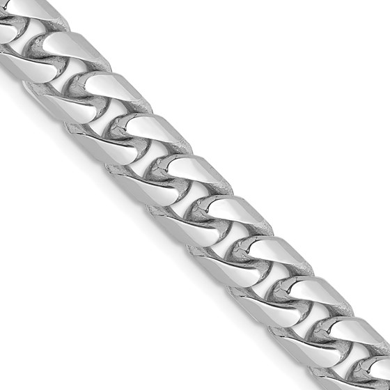 14K Yellow Gold WG 6.25mm Solid Miami Cuban Chain - 26 in. 14K Yellow Gold WG 6.25mm Solid Miami Cuban Chain - 26 in.