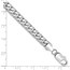 14K Yellow Gold WG 6.25mm Solid Miami Cuban Chain - 8 in.