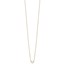 14K Yellow Gold White Cultured Pearl 18in Necklace - 18 in.