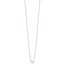 14K Yellow Gold White Cultured Pearl 18in Necklace - 18 in.