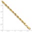 14K Yellow Goldy 3.5mm Semi-Solid Rope Chain - 7 in.