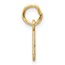 14K Yellow Goldy Cutout Letter A Initial Pendant - 15 mm