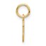 14K Yellow Goldy Cutout Letter C Initial Pendant - 15 mm
