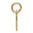 14K Yellow Goldy Cutout Letter K Initial Pendant - 15 mm