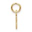 14K Yellow Goldy Cutout Letter S Initial Pendant - 15 mm