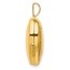 14K Yellow & Rhodium 18mm Always My Mom Heart Locket - 24 mm