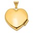 14K Yellow & Rhodium 18mm Always My Mom Heart Locket - 24 mm