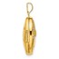 14K Yellow & Rhodium 19x15mm Foot Prints Oval Locket - 26 mm