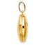 14K Yellow & Rhodium 20mm Diamond Moon & Star Locket - 28.25 mm