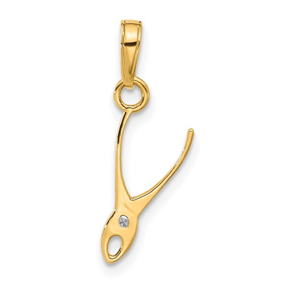14K Yellow & Rhodium D/C 3D Pliers Pendant - 23 mm 14K Yellow & Rhodium D/C 3D Pliers Pendant - 23 mm