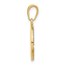 14K Yellow & Rhodium D/C Compass Pendant - 22.8 mm