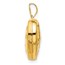 14K Yellow & Rhodium Dove TOGETHER FOREVER Heart Locket - 21 mm