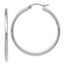 14KW 2mm Hoop Earrings - 35 mm