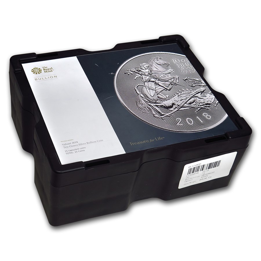 Buy 15-Coin 10 oz Silver Valiant Monster Box (Empty, Black) | APMEX
