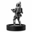 150 gram Silver Boba Fett Miniature Statue