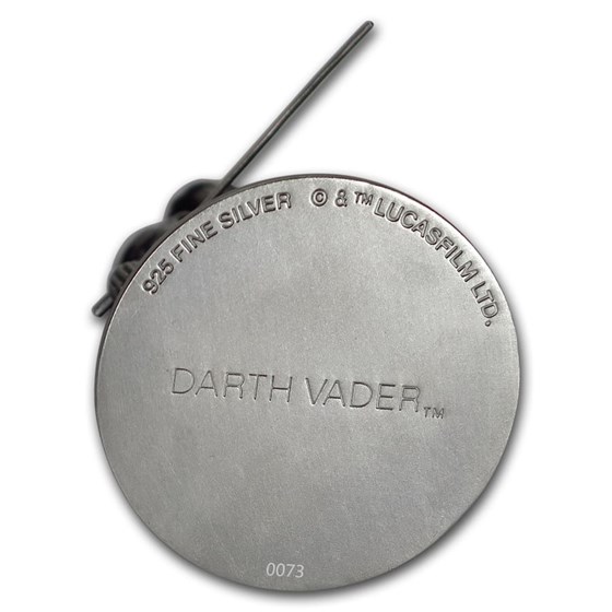 silver darth vader
