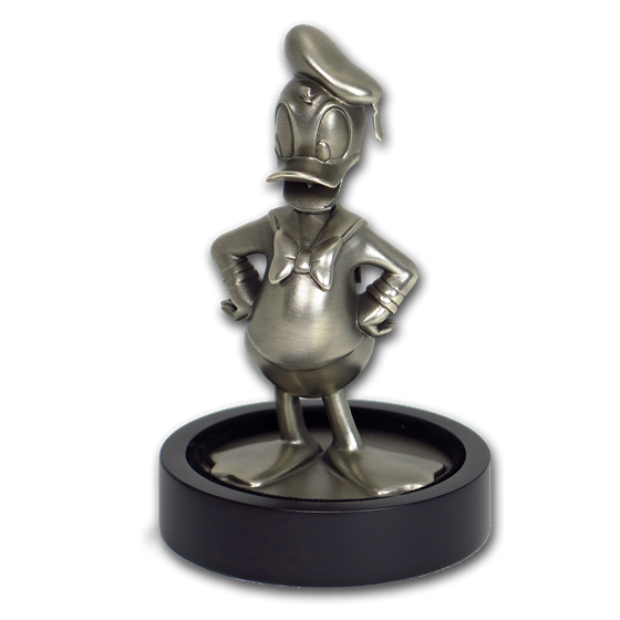 150 gram Silver Donald Duck Miniature Statue 150 gram Silver Donald Duck Miniature Statue