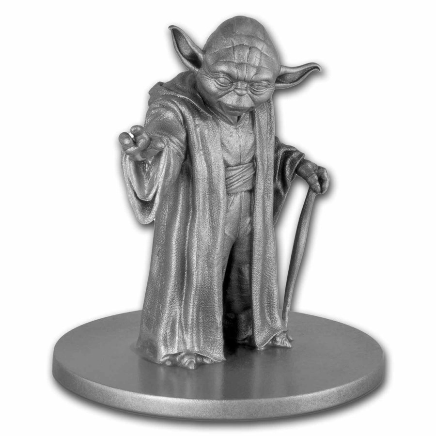 Buy 150 gram Silver Master Yoda Miniature Statue APMEX