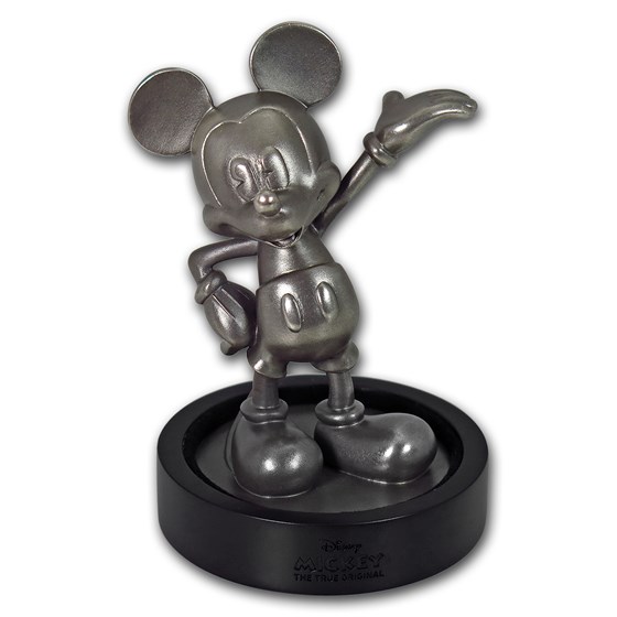 silver mickey mouse plush