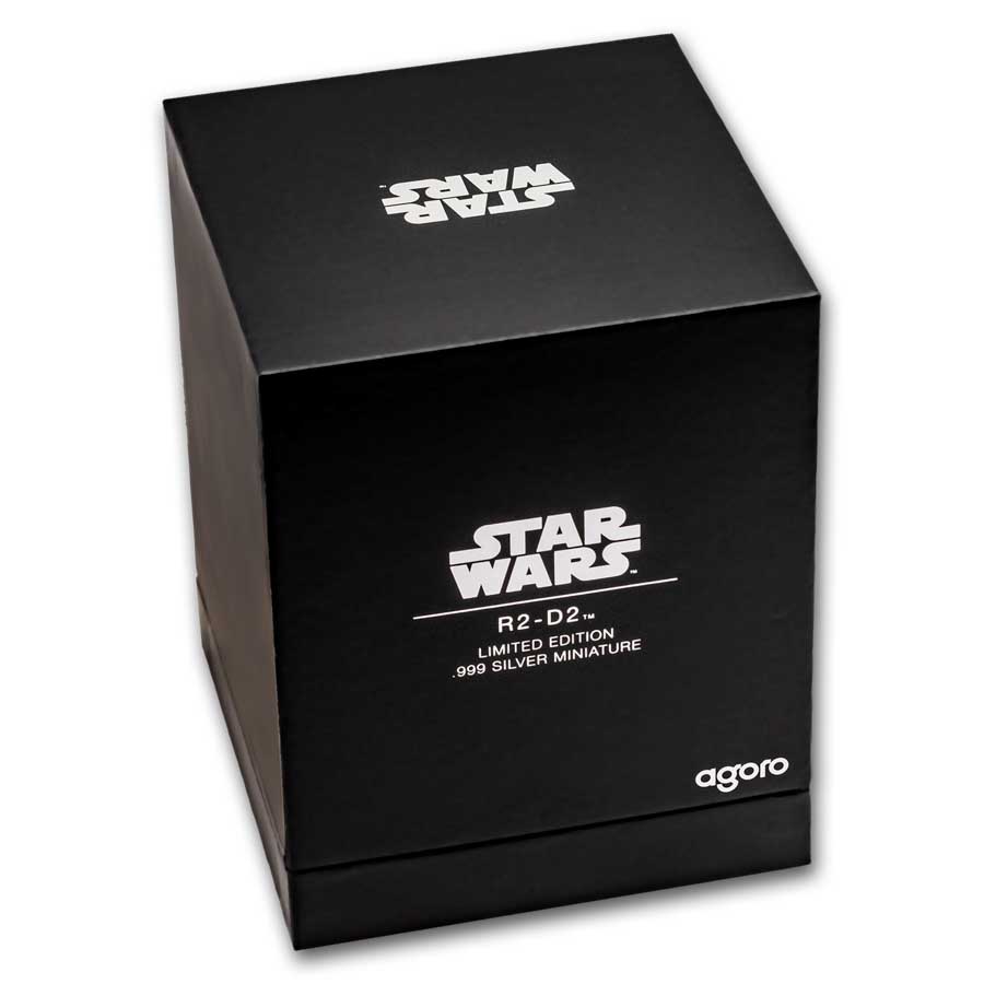 150 gram Silver R2D2 Miniature Statue