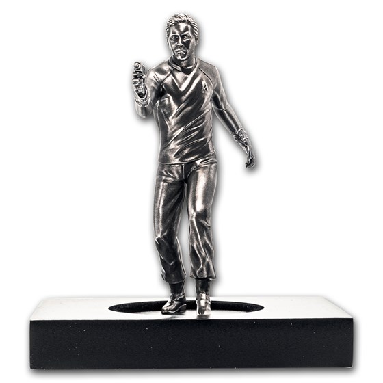 150 gram Silver Star Trek Captain James T. Kirk Statue - COA #5 150 gram Silver Star Trek Captain James T. Kirk Statue - COA #5