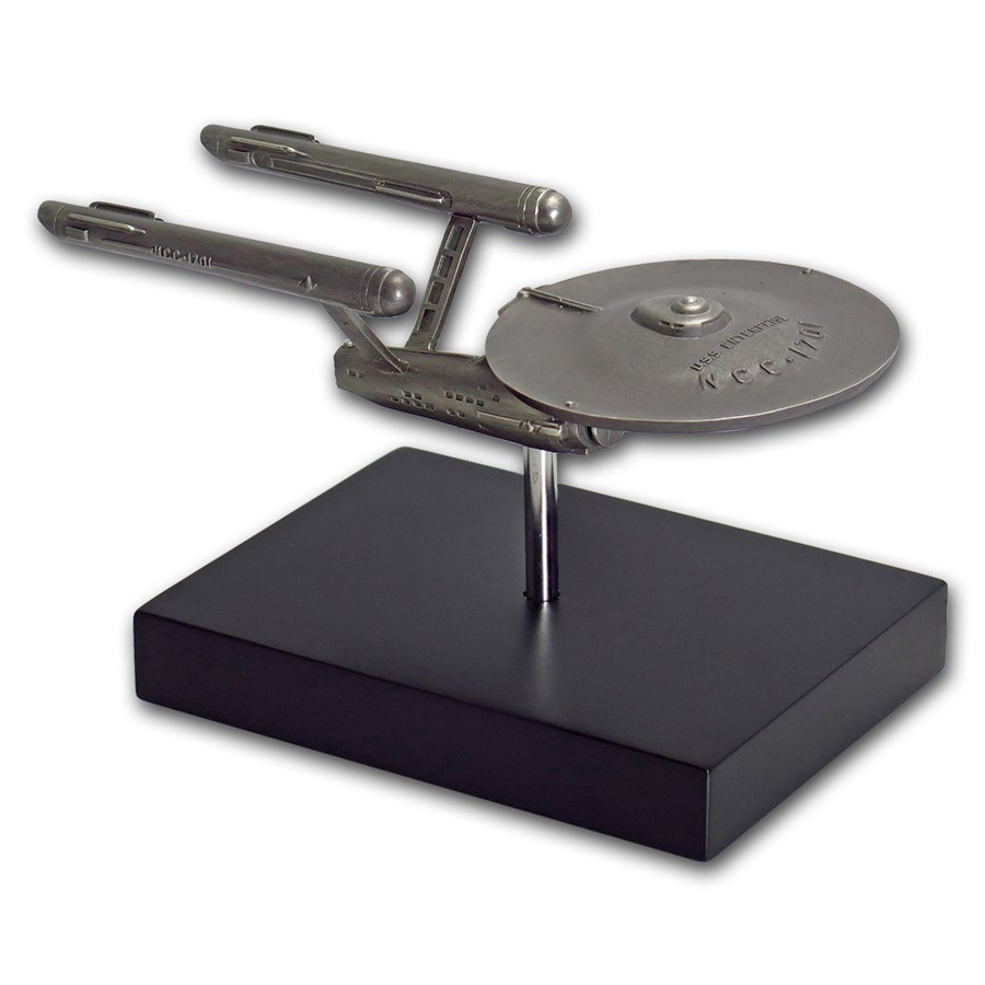 Buy 150 gram Silver Star Trek U.S.S. Enterprise NCC1701 Statue APMEX
