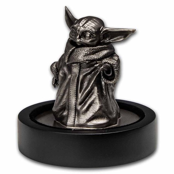 yoda and grogu statue