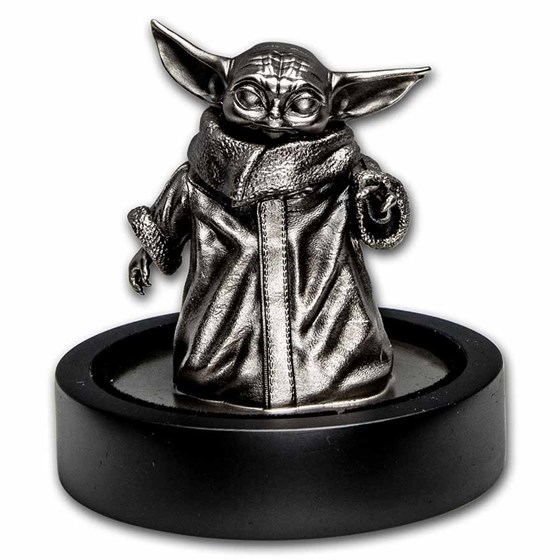 150 gram Silver The Child Grogu "Baby Yoda" Miniature Statue 150 gram Silver The Child Grogu "Baby Yoda" Miniature Statue