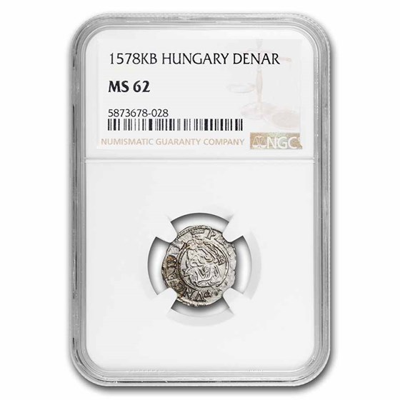 1500's Hungary Silver Denar MS-62 NGC 1500's Hungary Silver Denar MS-62 NGC