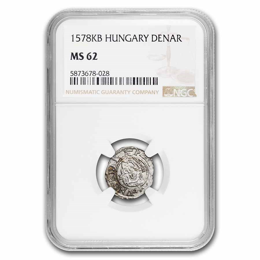 1500's Hungary Silver Denar MS-62 NGC