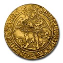(1505-09) Great Britain Gold Angel Henry VII AU-55 NGC