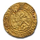 (1509-26) Great Britain Gold Half Angel Henry VIII AU-55 NGC